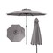 Fabric Outdoor Heavy Duty Market Umbrella with Crank Handle, 8 Sturdy Ribs, UV Protection